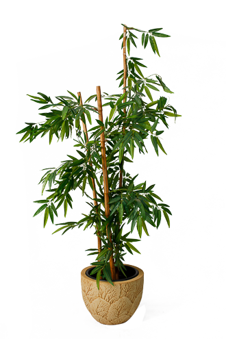 Lush Bamboo Grove Artificial Tree