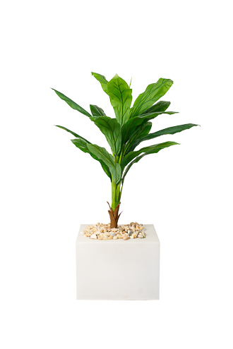 Velvet Touch Banana Artificial Tree